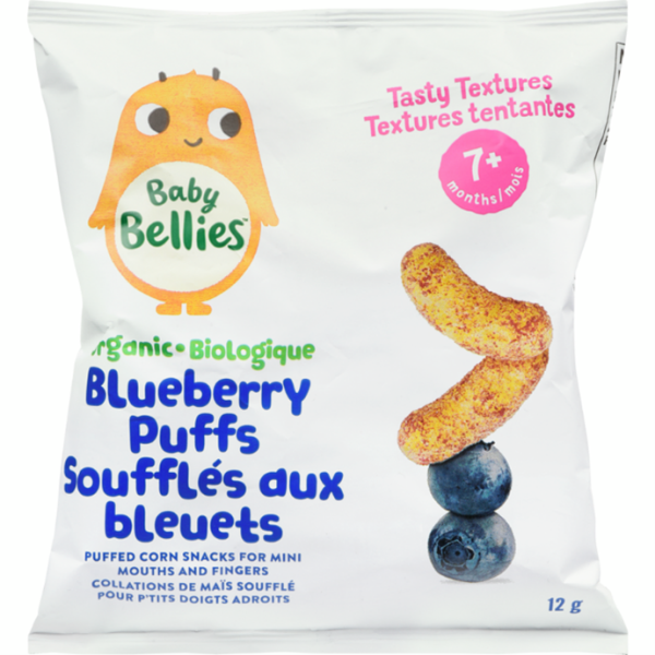 Baby Bellies Blueberry Puffs Organic 7+ Months