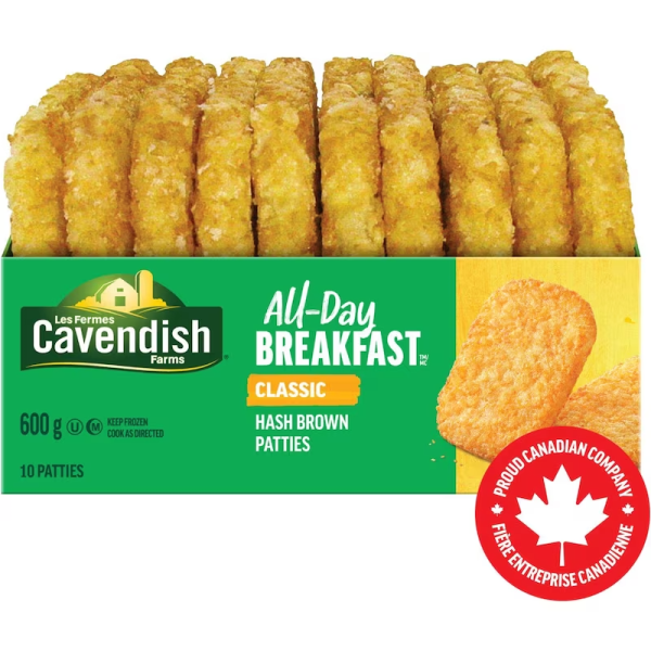 CAVENDISH FARMS All-Day Breakfast Classic Hash Brown Patties