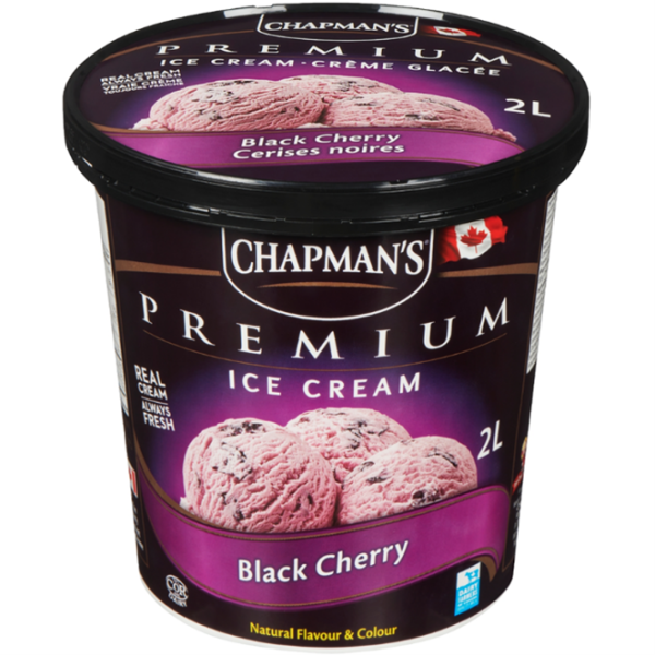 Chapmans Premium Black Cherry Ice Cream