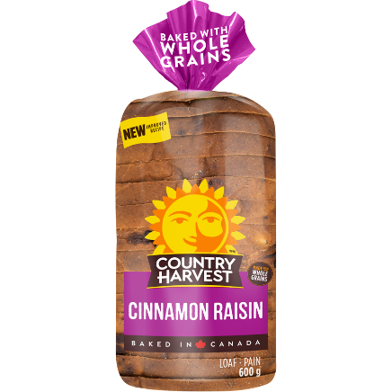 Country Harvest Cinnamon Raisin Bread