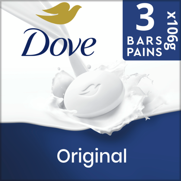 Dove Beauty Bar Gentle Skin Cleanser for Soft Skin, Original