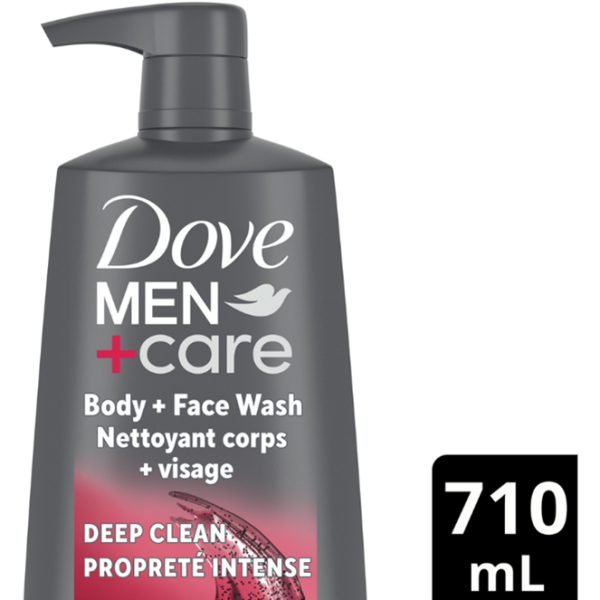 Dove Exfoliating Deep Clean Body and Face Wash 710 ml