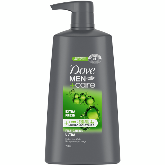 Dove Men+Care Refreshing Extra Fresh Body and Face Wash 710 ml