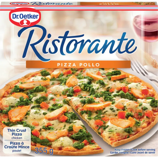 Dr Oetker Ristorante Thin Crust Pollo (Chicken) Pizza