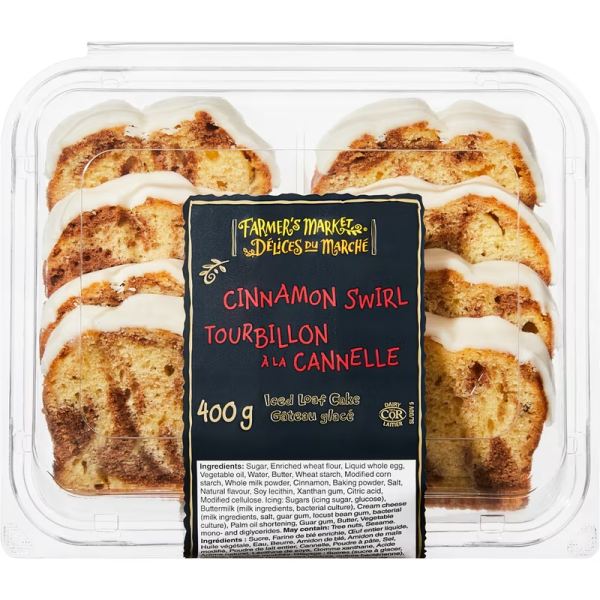 Farmer’s Market Cinnamon Swirl Iced Loaf Cake