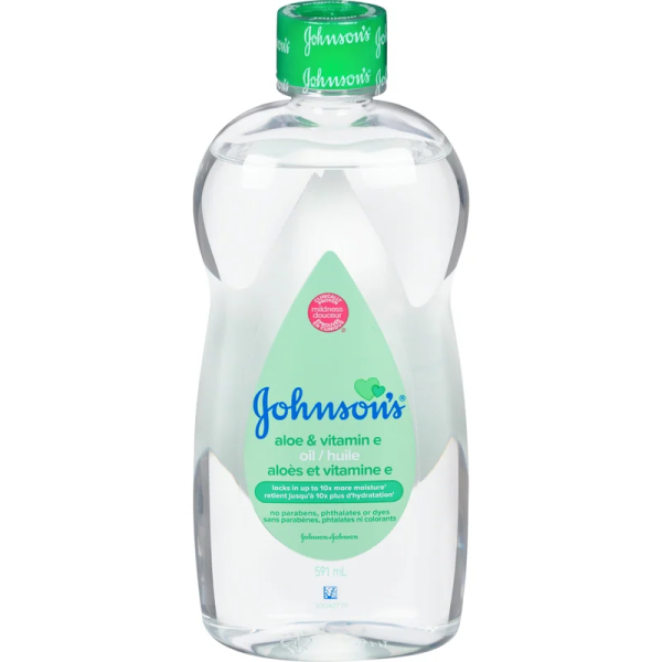 Johnsons Aloe & Vitamin E Baby Oil