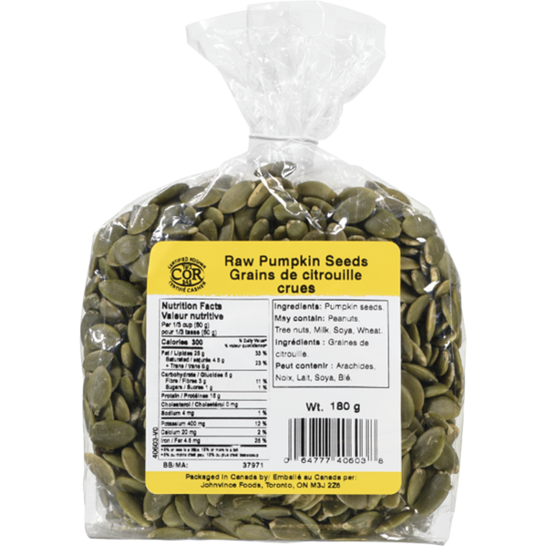 Johnvince Foods Raw Pumpkin Seeds