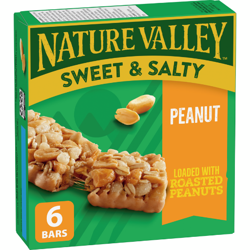 Nature Valley Sweet And Salty Peanut Butter Granola bars 6 CT