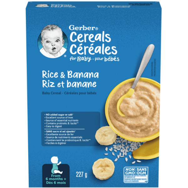 Nestlé Gerber Rice & Banana Baby Cereal