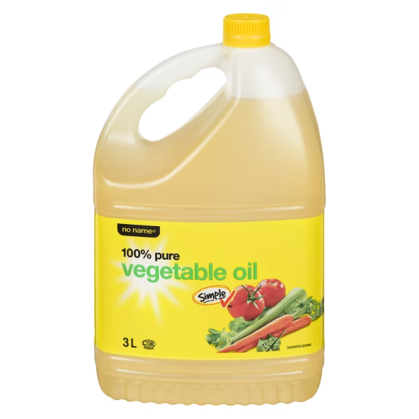 No Name 100% Pure Vegetable Oil 3 l