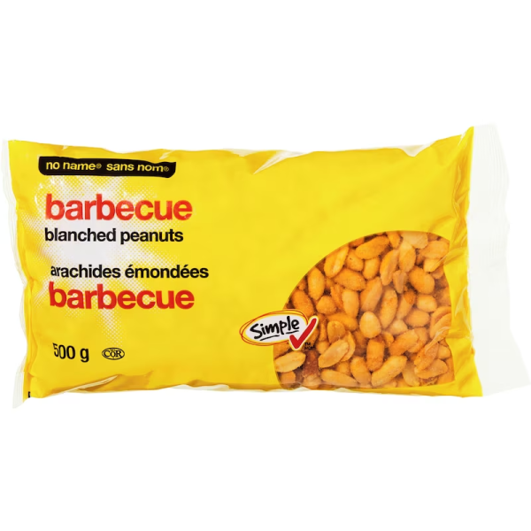 No Name Barbecue Blanched Peanuts