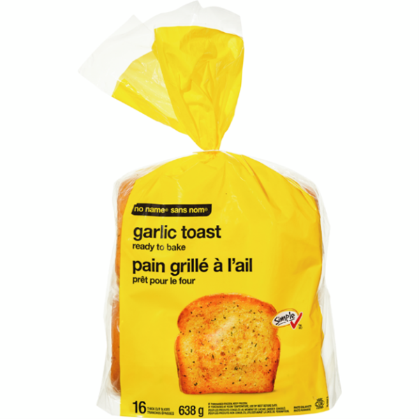 No Name Ready to Bake Garlic Toast