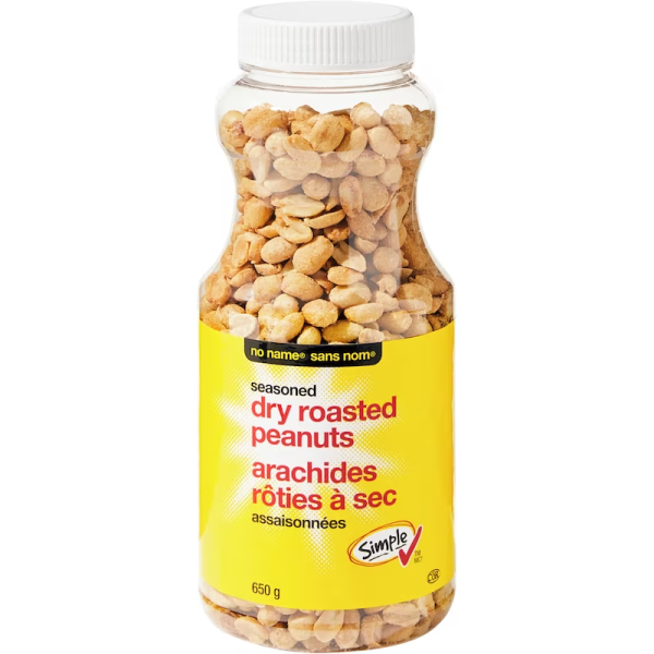 No Name Seasoned Dry Roasted Peanuts