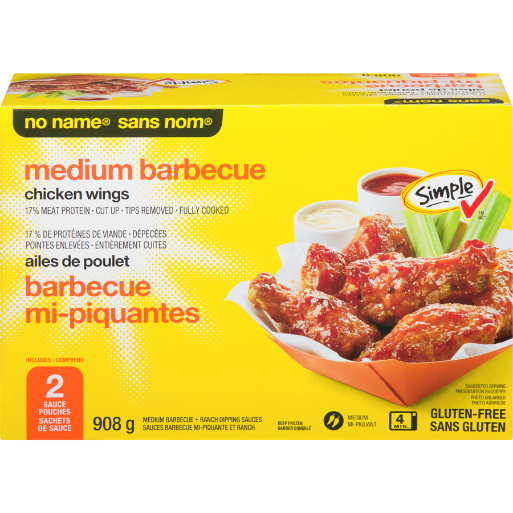 No Name Chicken Wings, Medium BBQ