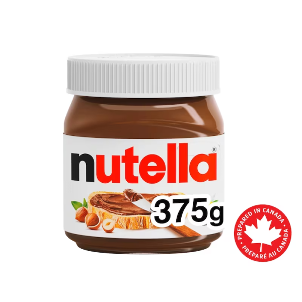 Nutella Hazelnut Spread with Cocoa for Breakfast