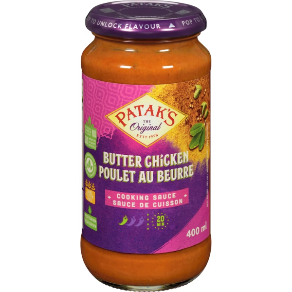 Pataks Butter Chicken Cooking Sauce