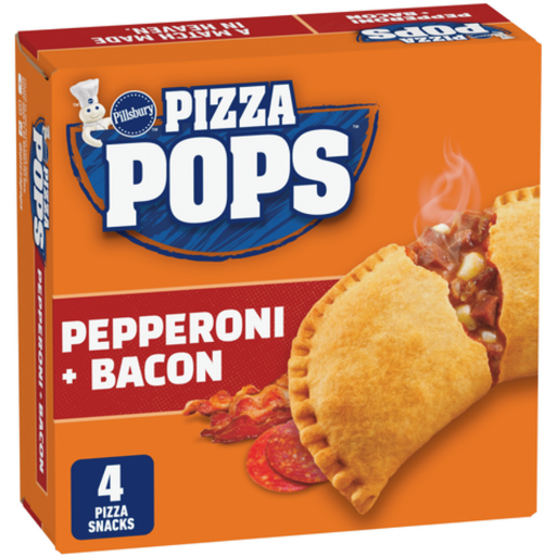 Pillsbury Pepperoni and Bacon Pizza Pops, 4CT
