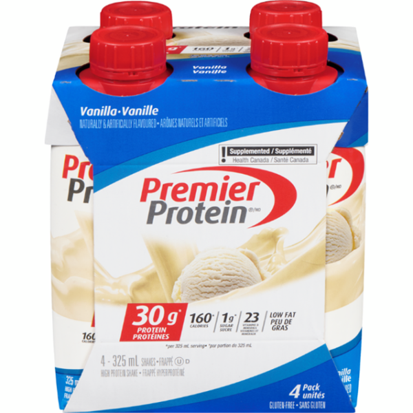 Premier Protein Vanilla Nutritional Supplement 4 Pack 4×325.0 ml
