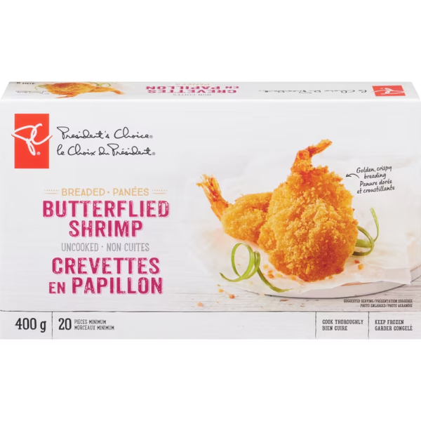 President’s Choice Breaded Butterflied Shrimp