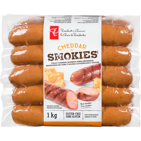 President’s Choice Cheddar Smokies