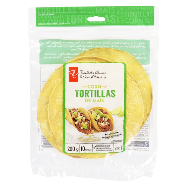 President’s Choice Corn Tortillas