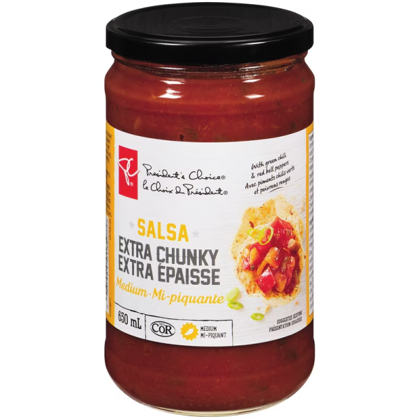 President’s Choice Extra Chunky Medium Salsa