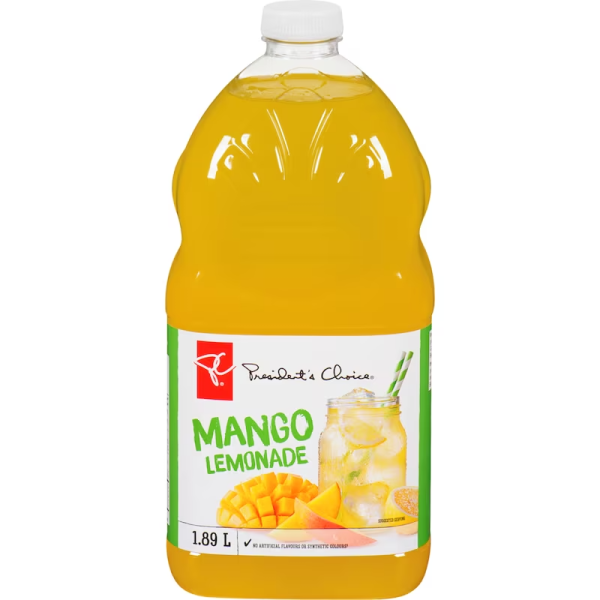 President’s Choice Mango Lemonade 1.89 l