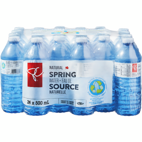 President’s Choice Natural Spring Water 24 Pack 24×500.0 ml