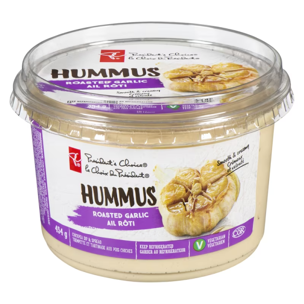 President’s Choice Roasted Garlic Hummus