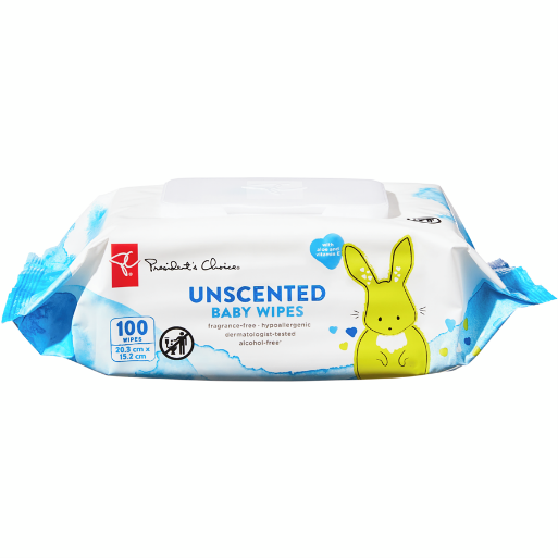 President’s Choice Unscented Baby Wipes 100 ea