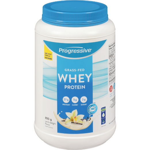 Progressive Whey Protein Protein Drink Mix Grass-Fed Vanilla Delight Flavour