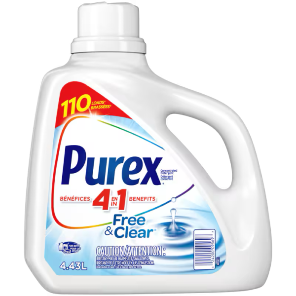 Purex Free & Clear Laundry Loads 4.43 l