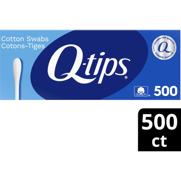QTips Cotton Swabs 500 ea.
