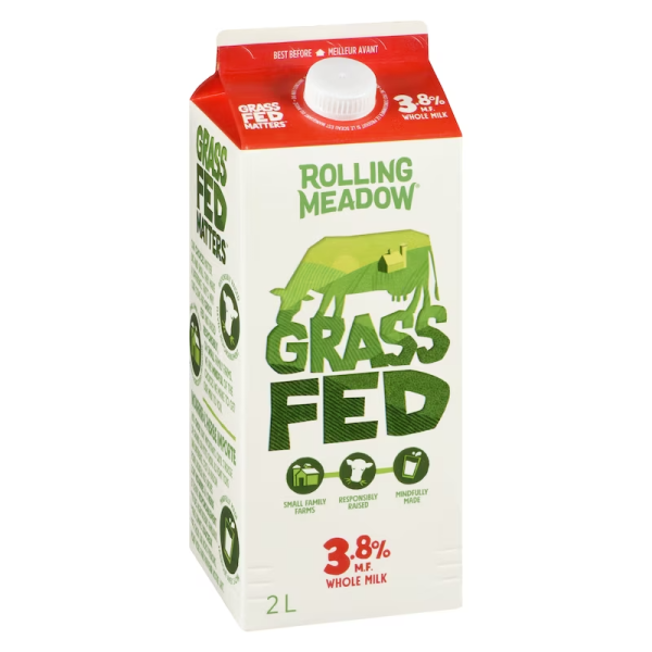 Rolling Meadow Grass Fed 3.8% Milk