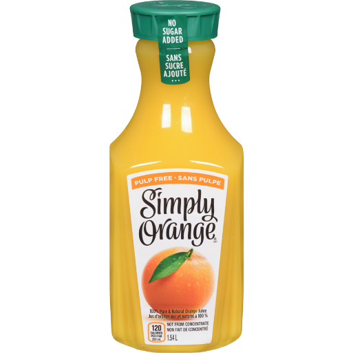 Simply Juice Orange Pulp Free Bottle 1.54 l