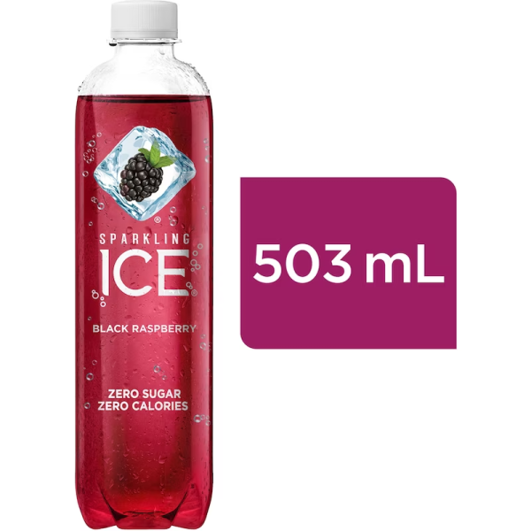 Sparkling Ice Black Raspberry Sparkling Water 503 ml
