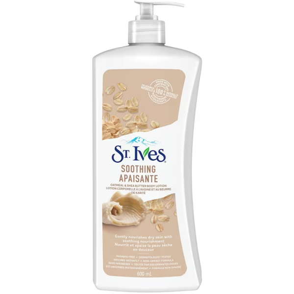 St Ives Body Lotion Oatmeal & Shea Butter 600 ml