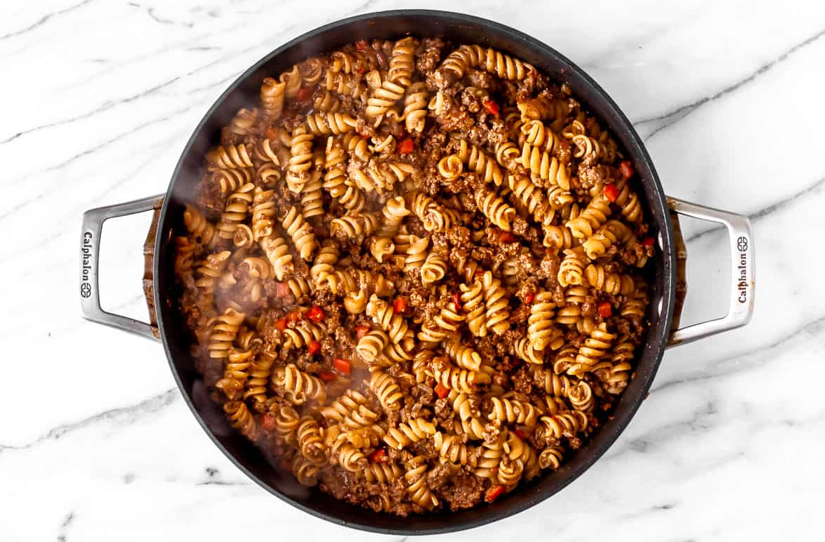 Beef Pasta Skillet
