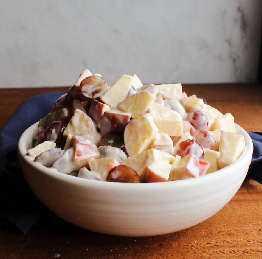 Apple Grape Yogurt Salad