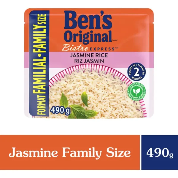 Bens Original BISTRO EXPRESS Jasmine Rice Side Dish Family Size Pouch