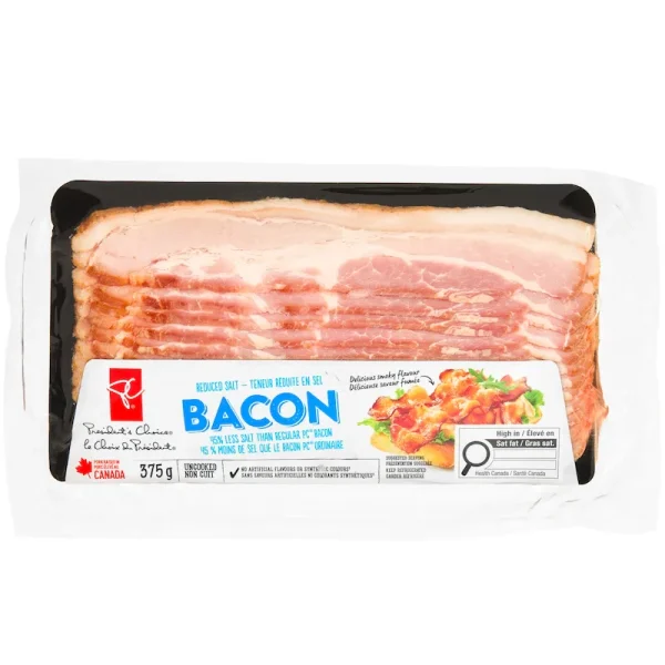 President’s Choice Reduced Salt Bacon