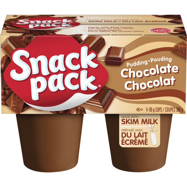 Snackpack Snack Pack, Pudding, Chocolate
