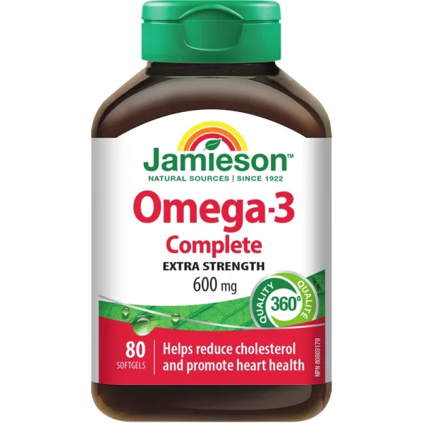 Jamieson Natural Sources Omega-3 Softgels 600 mg