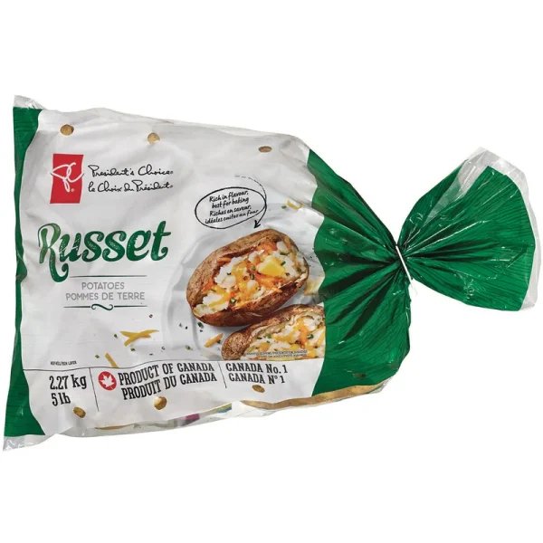 President’s Choice Russet Potatoes, 5 lb Bag
