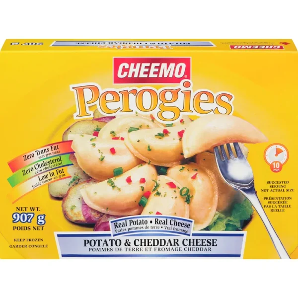 Cheemo Pre-Cooked Perogies, Potato and Cheddar Cheese