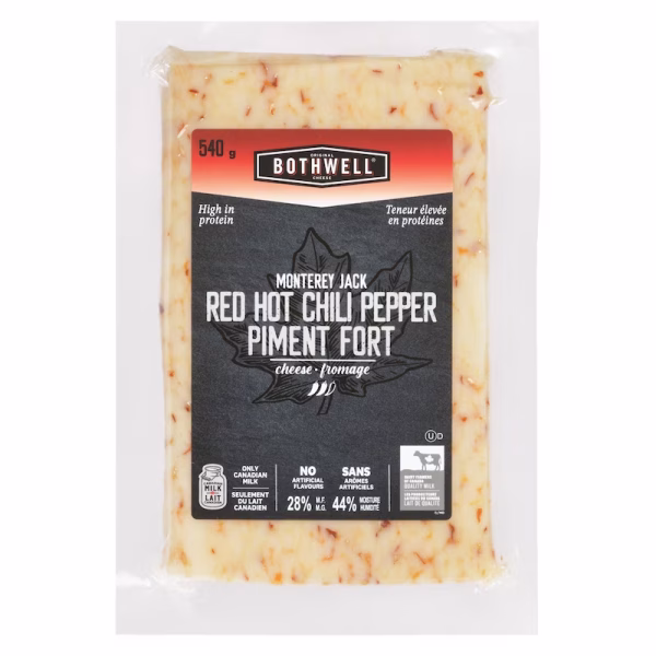 Bothwell Cheese Monterey Jack Red Hot Chili Pepper 28% M.F.