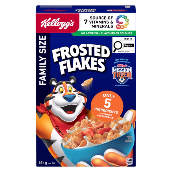 Kelloggs Frosted Flakes Cereal Family Size