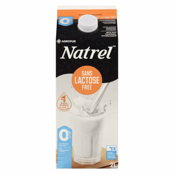 Natrel Lactose Free Skim Milk 0% M.F.