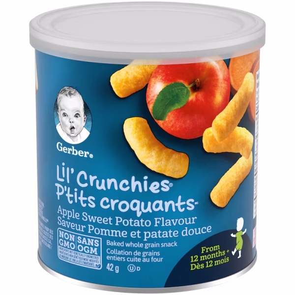 Nestlé Gerber Apple Sweet Potato, Toddler Snacks