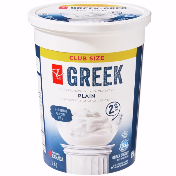 President’s Choice Plain Greek Yogurt Club Size
